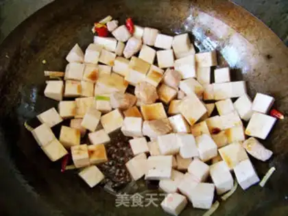 Make Gongbao taro step 6