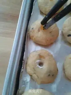 Make Bean dregs sesame cake step 11
