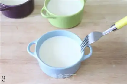Make double skin milk step 2