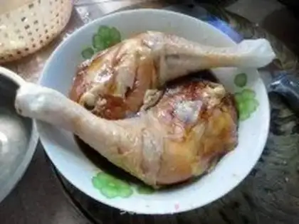 Make Microwave honey chicken legs step 5