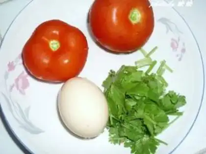 Make Tomato and egg fried rice step 0