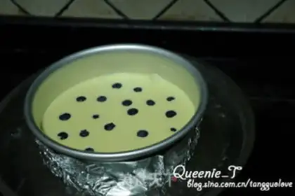 Make Blueberry cheesecake step 12