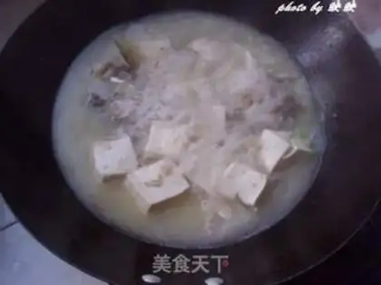Make Curry fish head tofu soup step 4