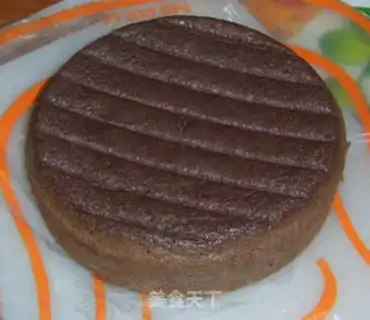 Make Chocolate white sesame cake step 16