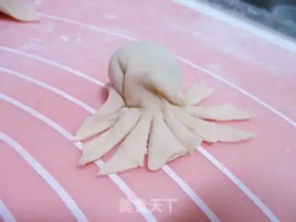Make Small octopus wonton step 8