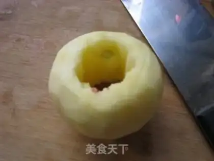 Make Fried apple rings step 1