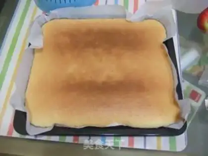 Make Whole egg sponge cake step 8