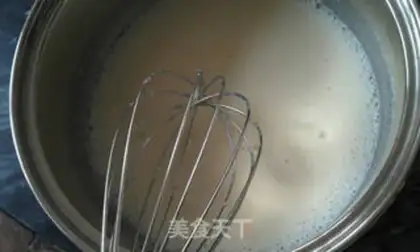 Make Pudding, milk, cotton candy step 3