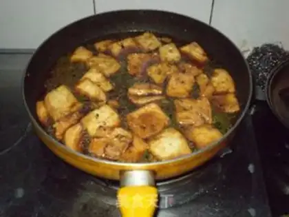 Make Shacha tofu step 11