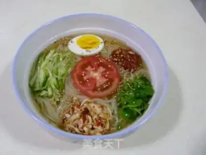 Make Korean cold noodles step 8