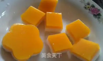 Make Pudding, milk, cotton candy step 6