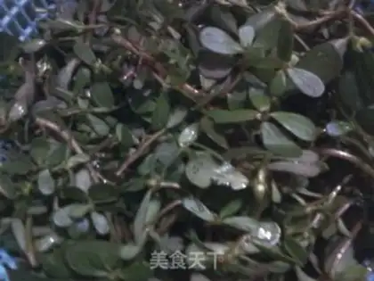 Make Purslane salad step 0