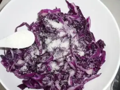 Make Cold red cabbage step 4