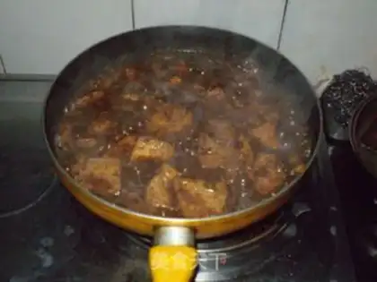 Make Shacha tofu step 13