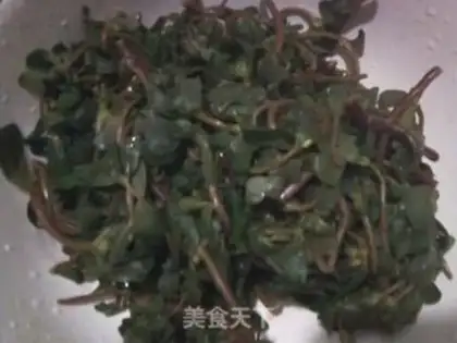 Make Purslane salad step 1