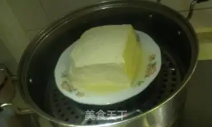 Make Preserved egg tofu step 1