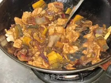 Make stir-fried rice field eel with fillet step 8