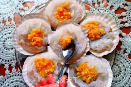 Make Steamed scallops with garlic and vermicelli step 2