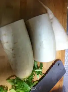 Make stir-fried pickled radish with bacon step 0