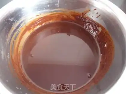 Make chocolate mousse cake step 2