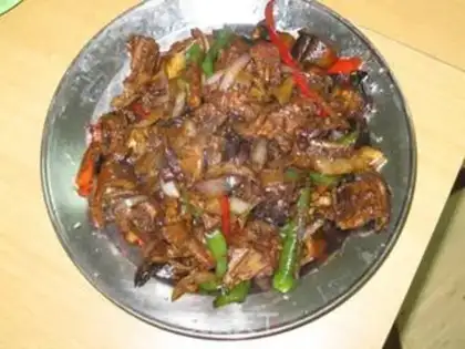 Make stir-fried rice field eel with fillet step 15