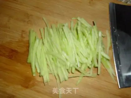 Make stir-fried melon skin step 1