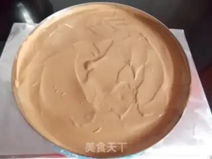 Make chocolate mousse cake step 7