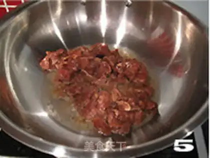Make Sanding cumin meat step 4