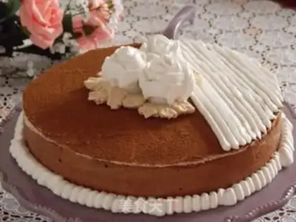 Make chocolate mousse cake step 9