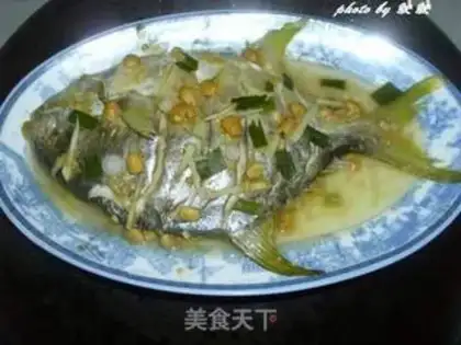 Make Steamed Jinchang Fish with Puning Bean Sauce step 5