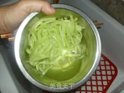 Make stir-fried melon skin step 6