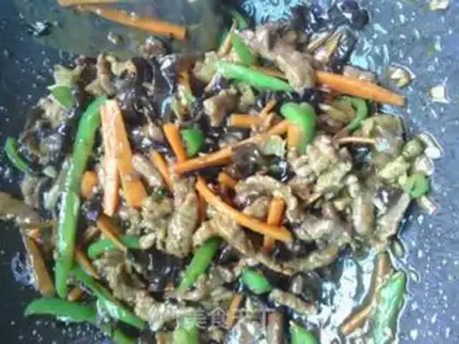 Make fish-flavored pork step 8