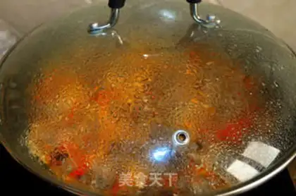 Make Home-cooked fat beef and mushroom step 11