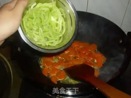 Make stir-fried melon skin step 11