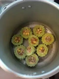 Make Stuffed bitter gourd step 1