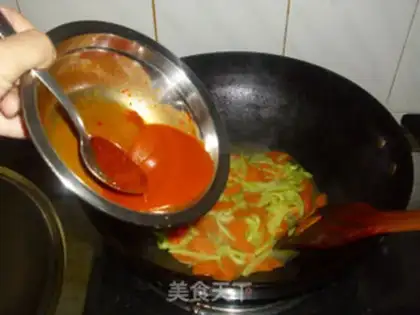 Make stir-fried melon skin step 13
