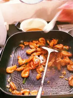 Make Pan-fried prawns step 2