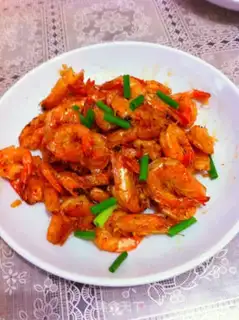 Make Pan-fried prawns step 3