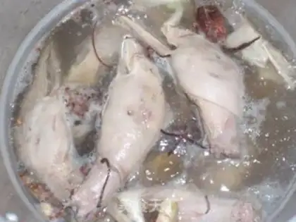 Make Grilled spicy duck head step 2