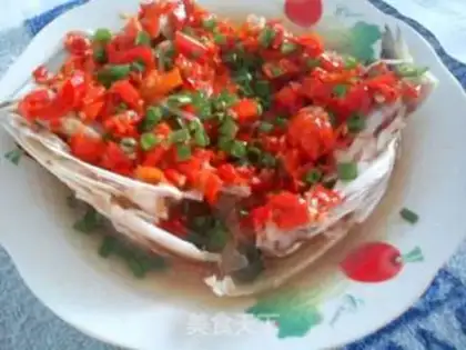 Make chopped pepper fish head step 4