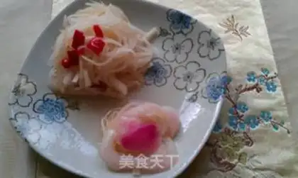 Make Sour and spicy shredded vegetables step 5