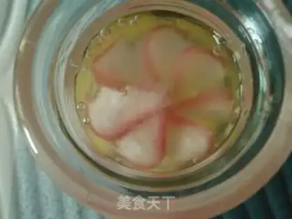 Make Flower crystal jelly in bottle step 5