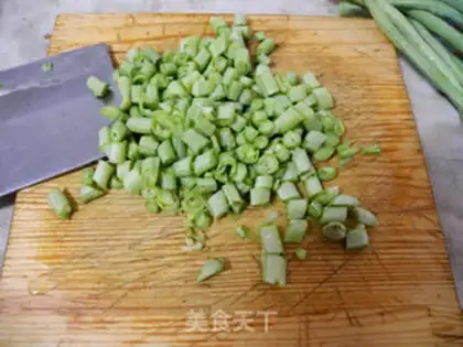 Make noodles with diced step 1