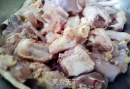 Make Colorful chicken step 1