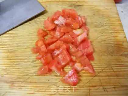 Make noodles with diced step 2