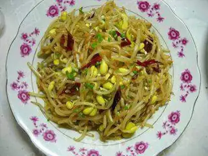 Make Hot and sour soybean sprouts step 8