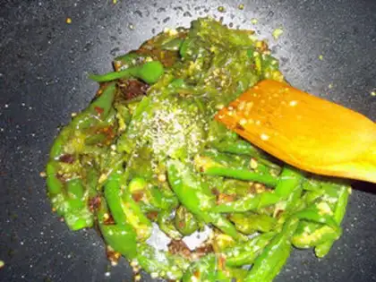 Make oil-soaked peppers step 10
