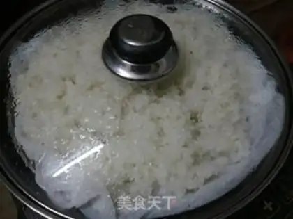 Make glutinous rice wine step 2
