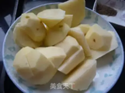 Make Black pepper potato step 1