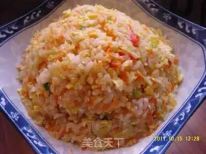 Make egg fried rice step 2